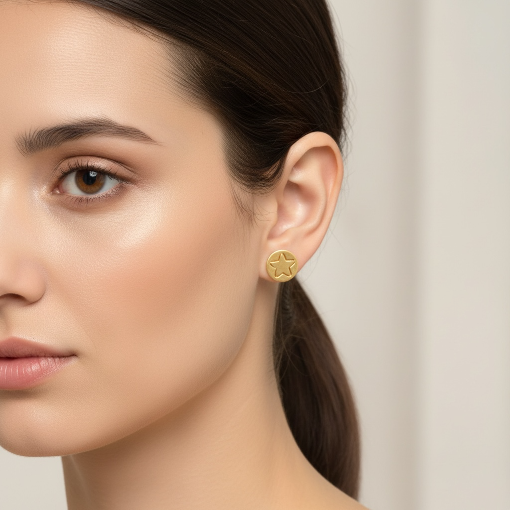 ARETES CIRCULO ESTRELLA