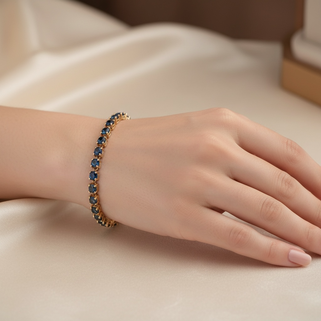 PULSERA TENNIS ZAFIRO