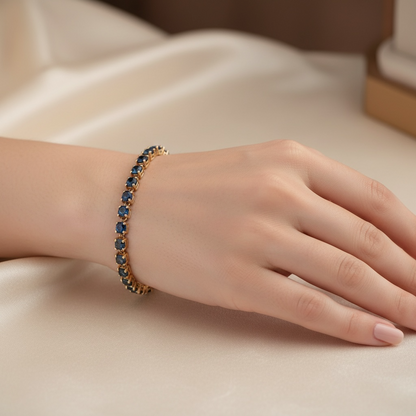PULSERA TENNIS ZAFIRO