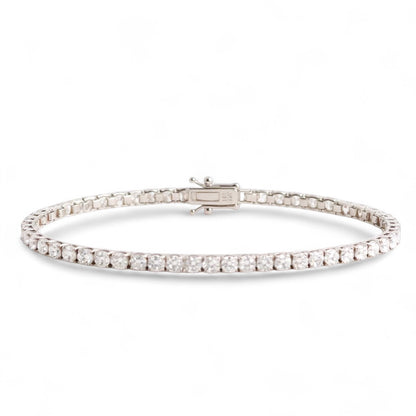 PULSERA TENNIS 5.00 CT BISEL LAB GROWN