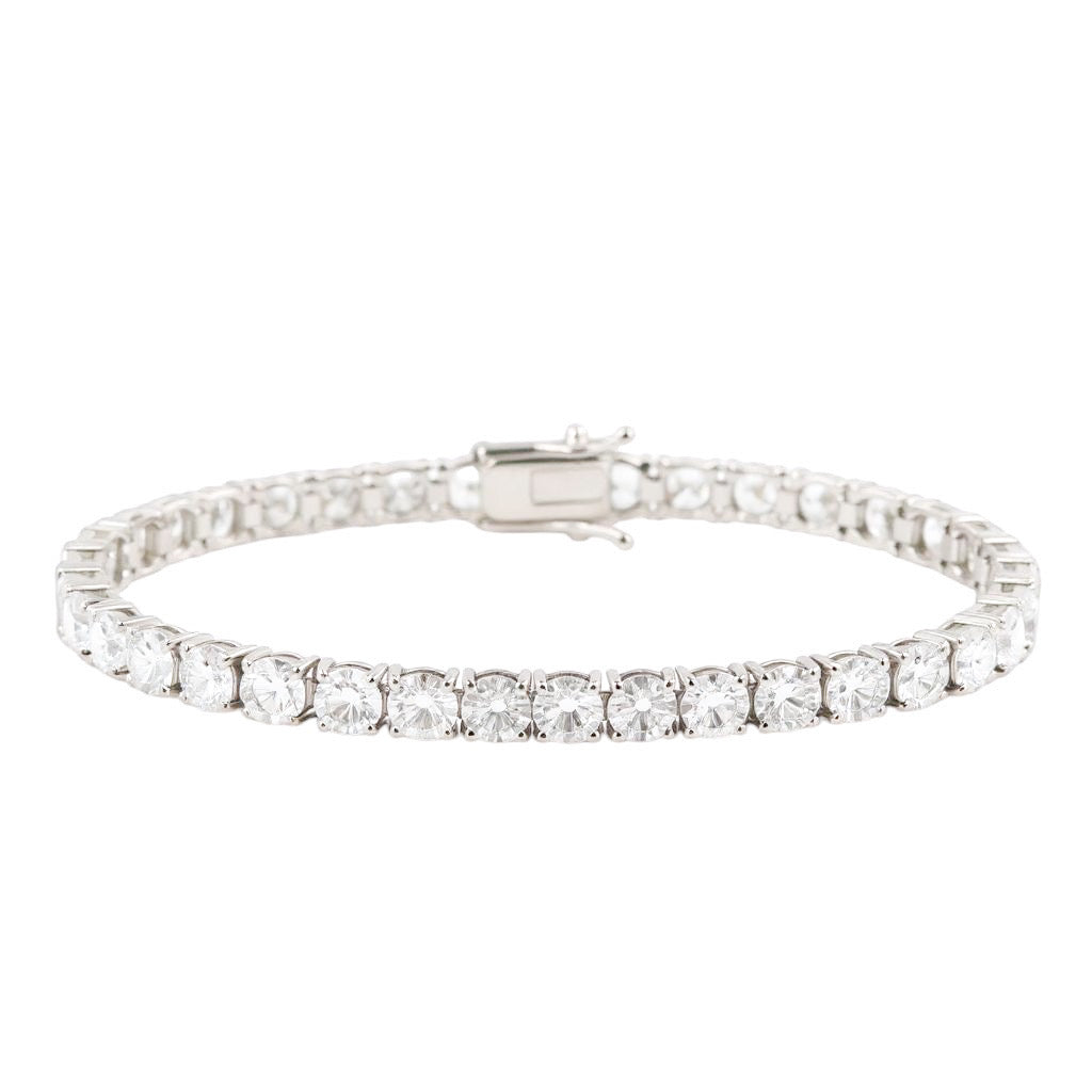 PULSERA TENNIS 10.00 CT BISEL LAB GROWN