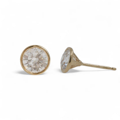BROQUELES 1.00 CT BISEL LAB GROWN