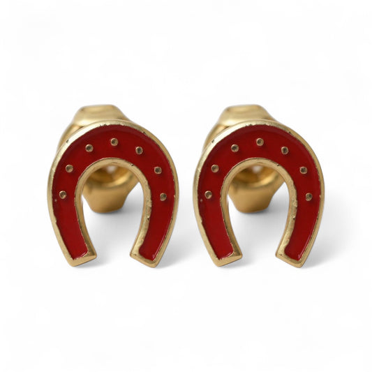 ARETES NIÑAS ESMALTE HERRADURA