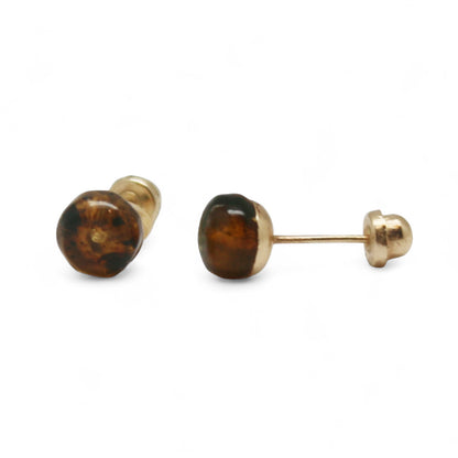 ARETES NIÑAS PIEDRA AMBAR
