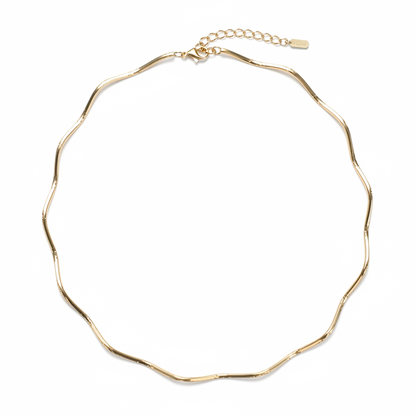 COLLAR ONDULADO ORO