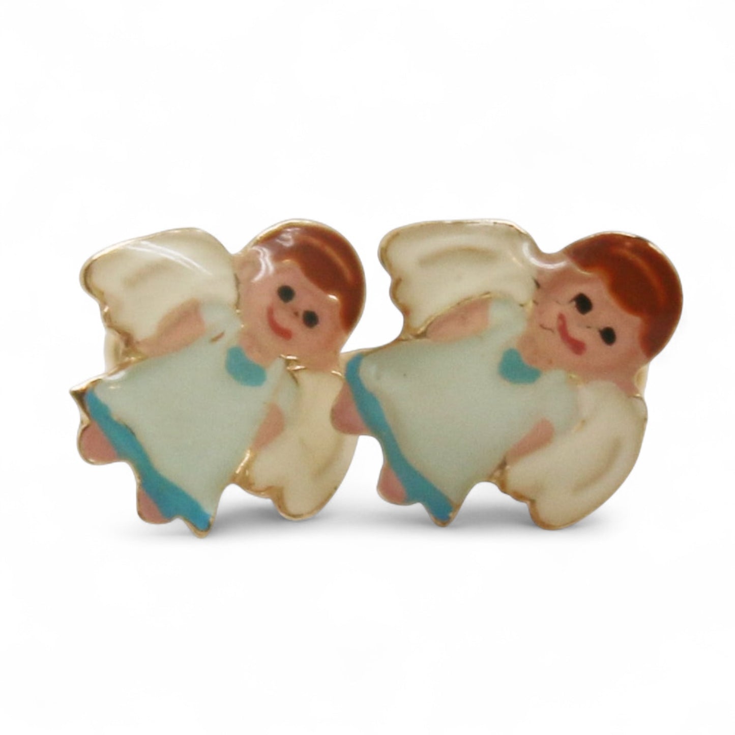 ARETES NIÑAS ESMALTE ANGEL
