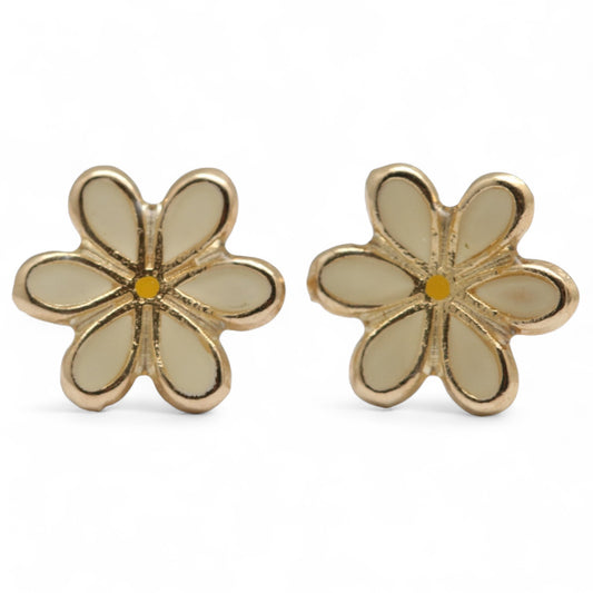 ARETES NIÑAS ESMALTE FLOR GRANDE