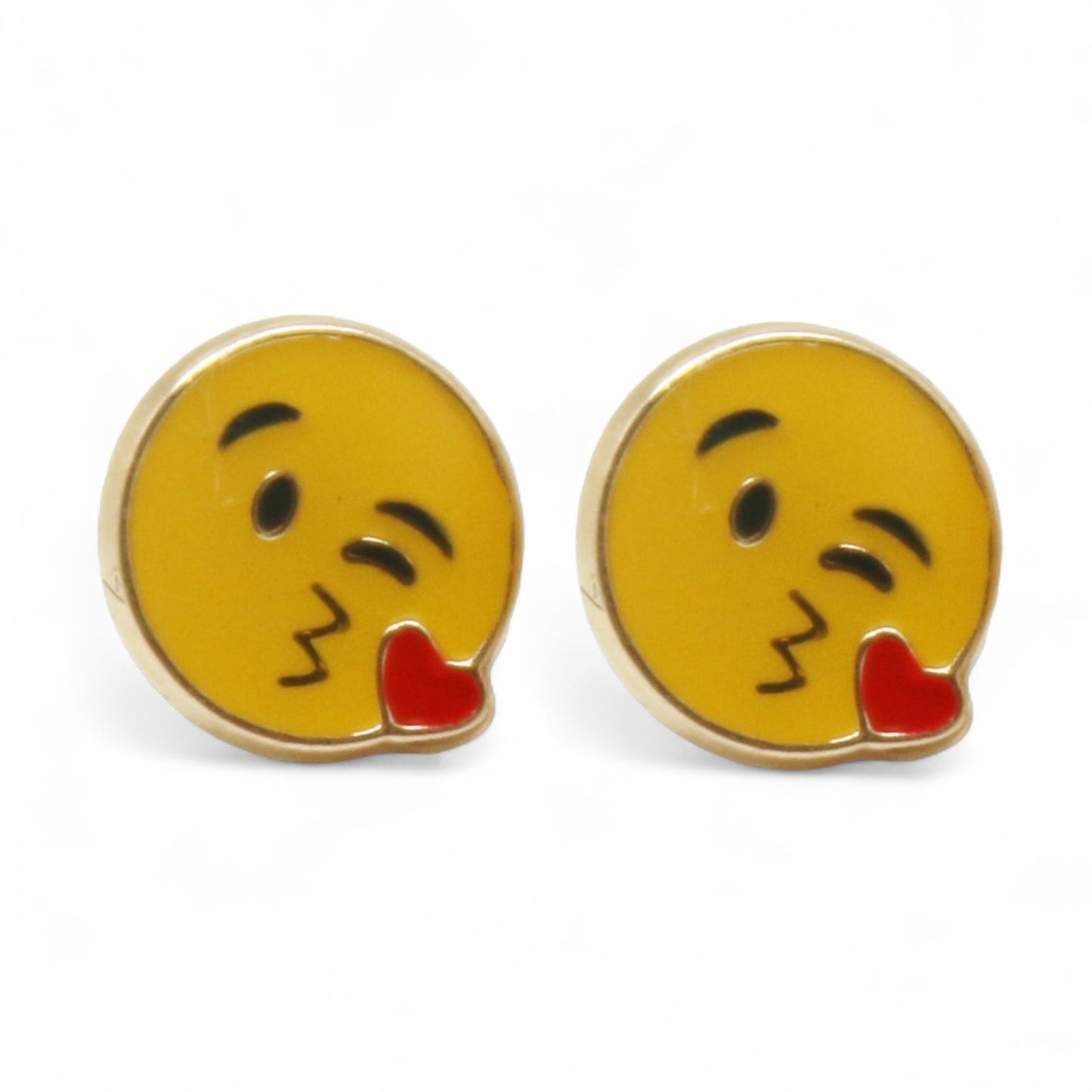 ARETES NIÑAS ESMALTE EMOJI