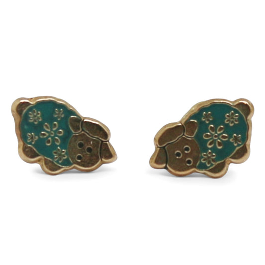 ARETES NIÑAS ESMALTE OBEJA