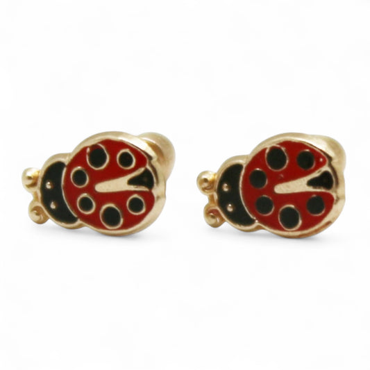 ARETES NIÑAS ESMALTE CATARINA