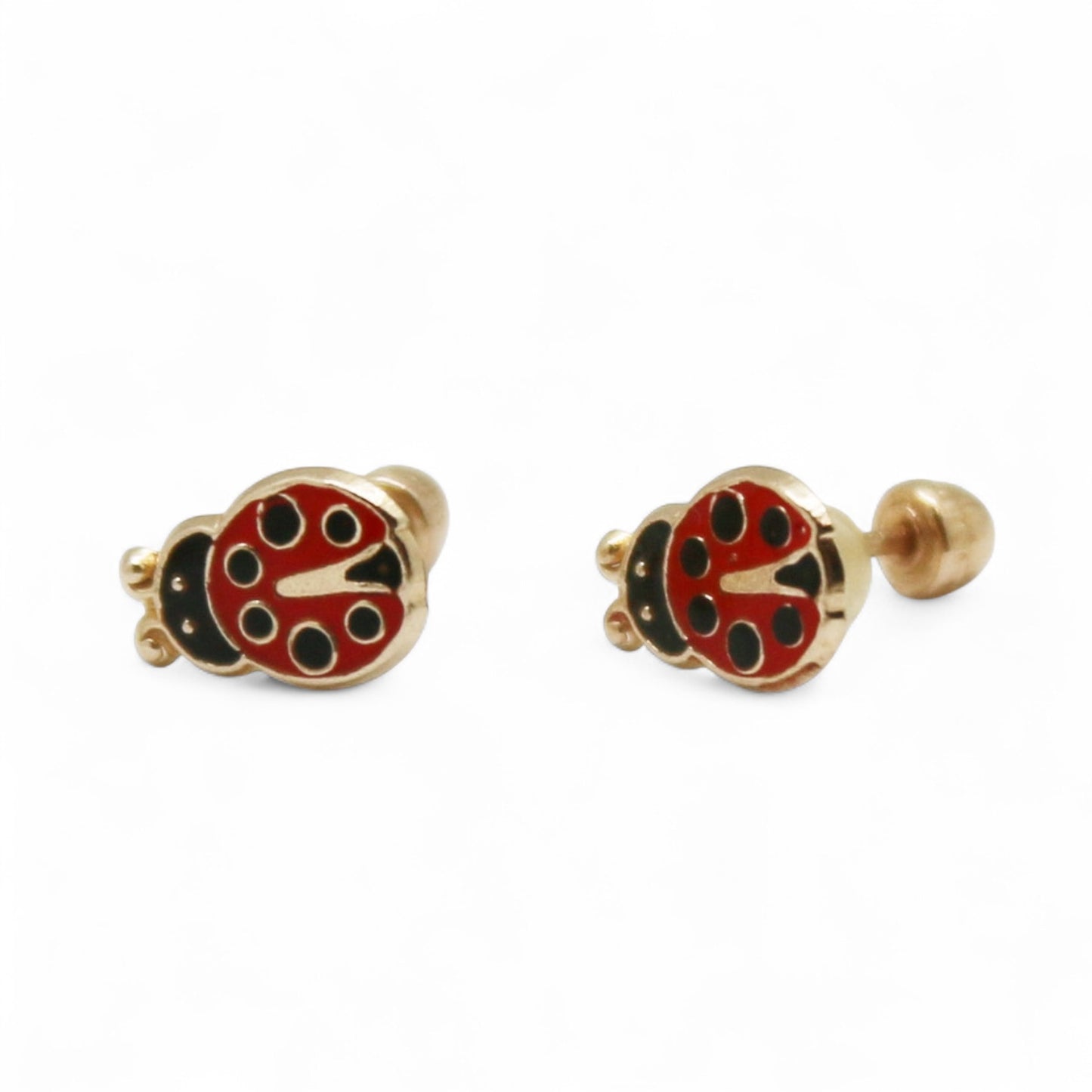 ARETES NIÑAS ESMALTE CATARINA