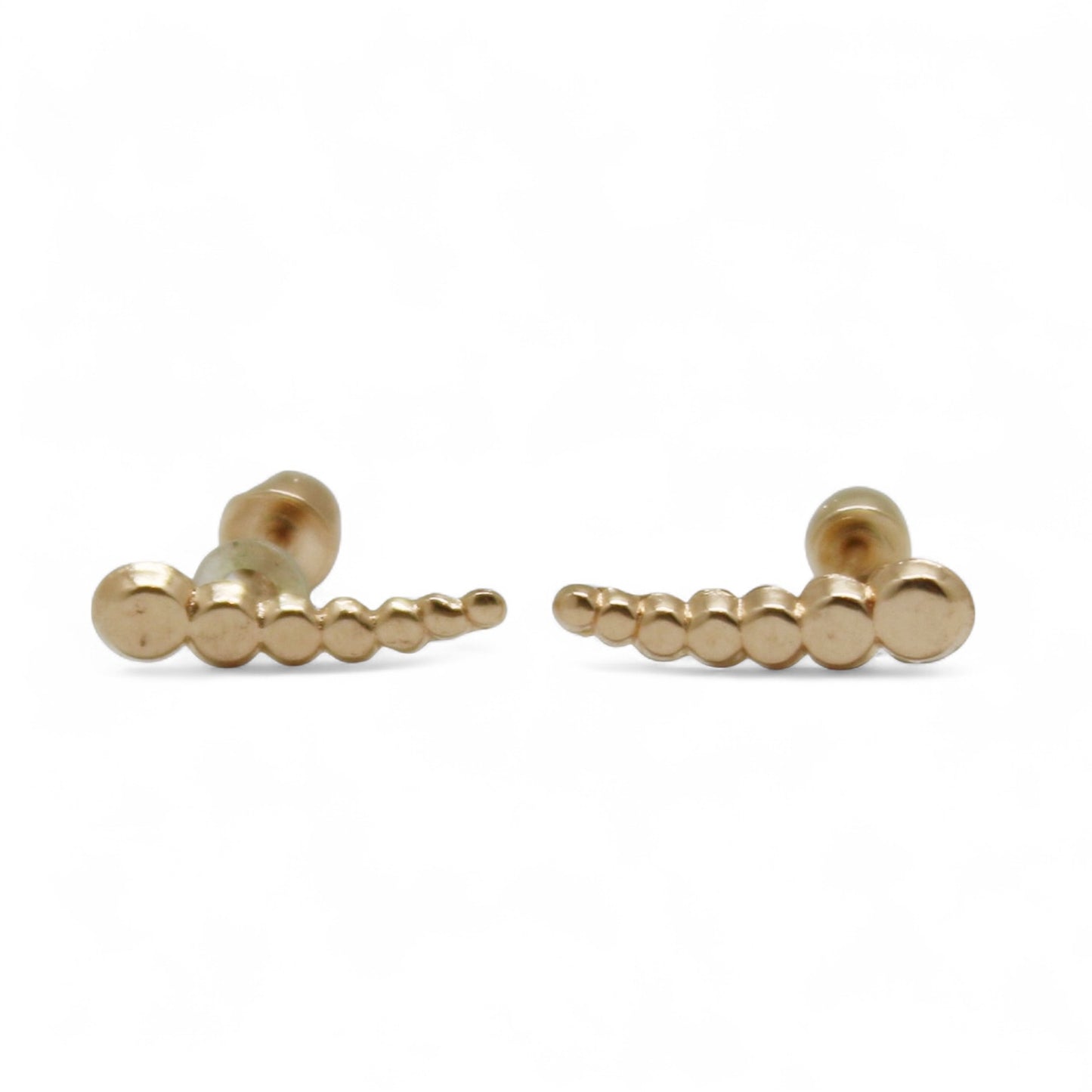 ARETES NIÑAS CIRCULOS ORO
