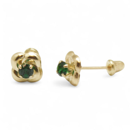 ARETES NIÑAS FLOR