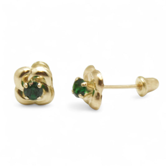 ARETES NIÑAS FLOR