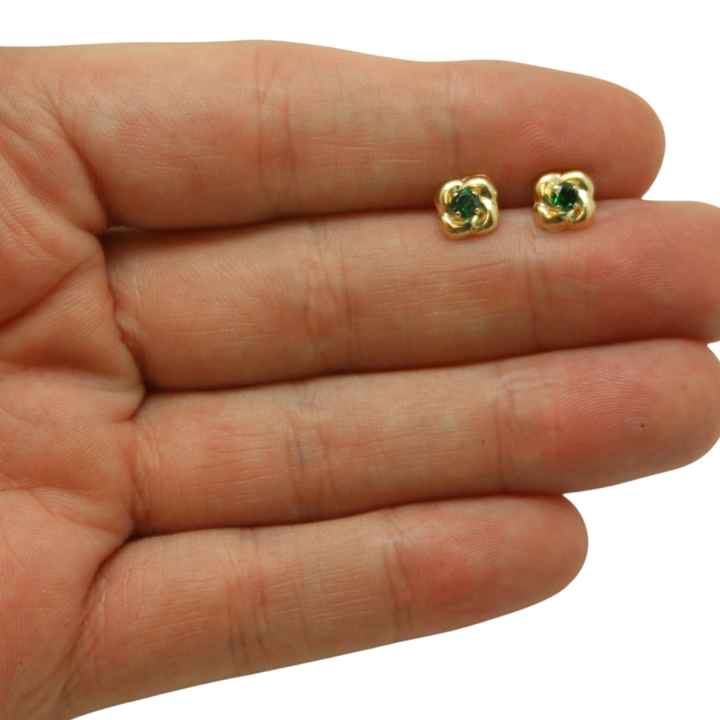 ARETES NIÑAS FLOR