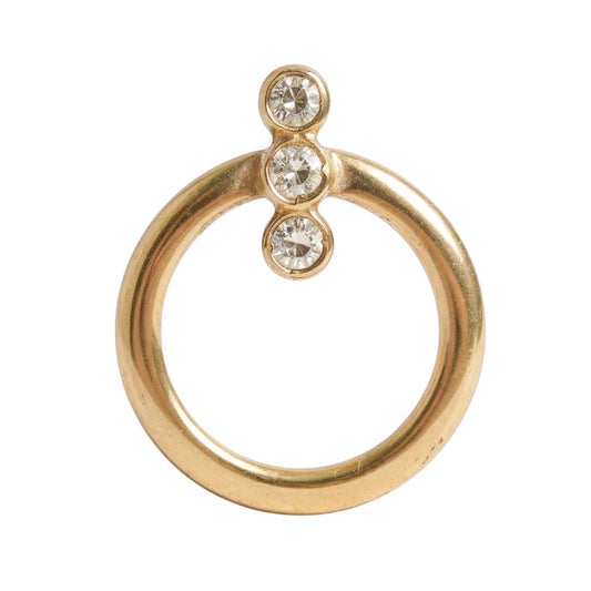 PIERCING CIRCULO CIRCONIAS