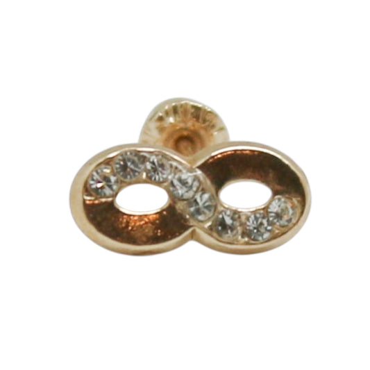 PIERCING INFINITO CIRCONIAS ORO