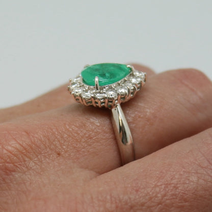 ANILLO ESMERALDA GOTA