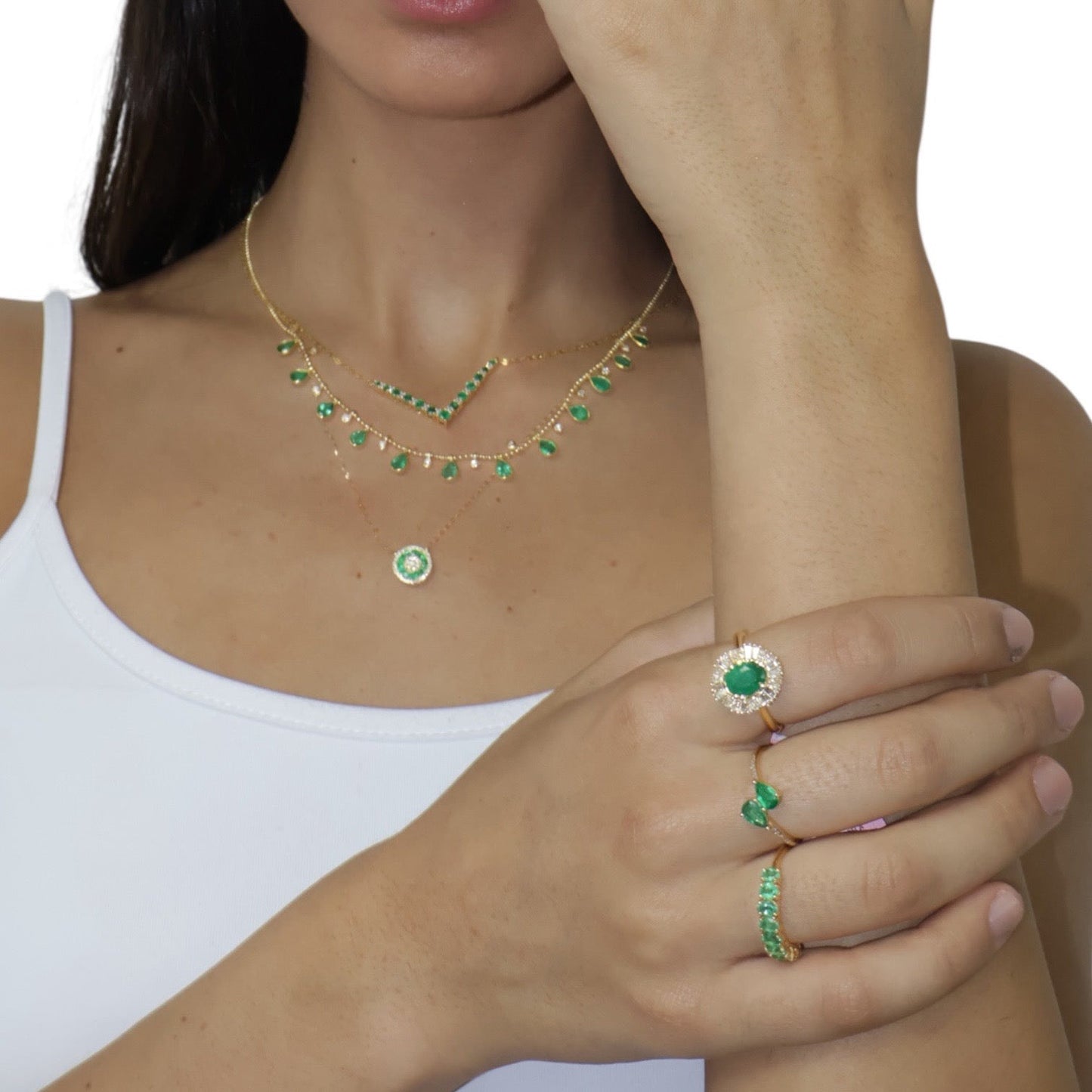 ANILLO ABIERTO ESMERALDA