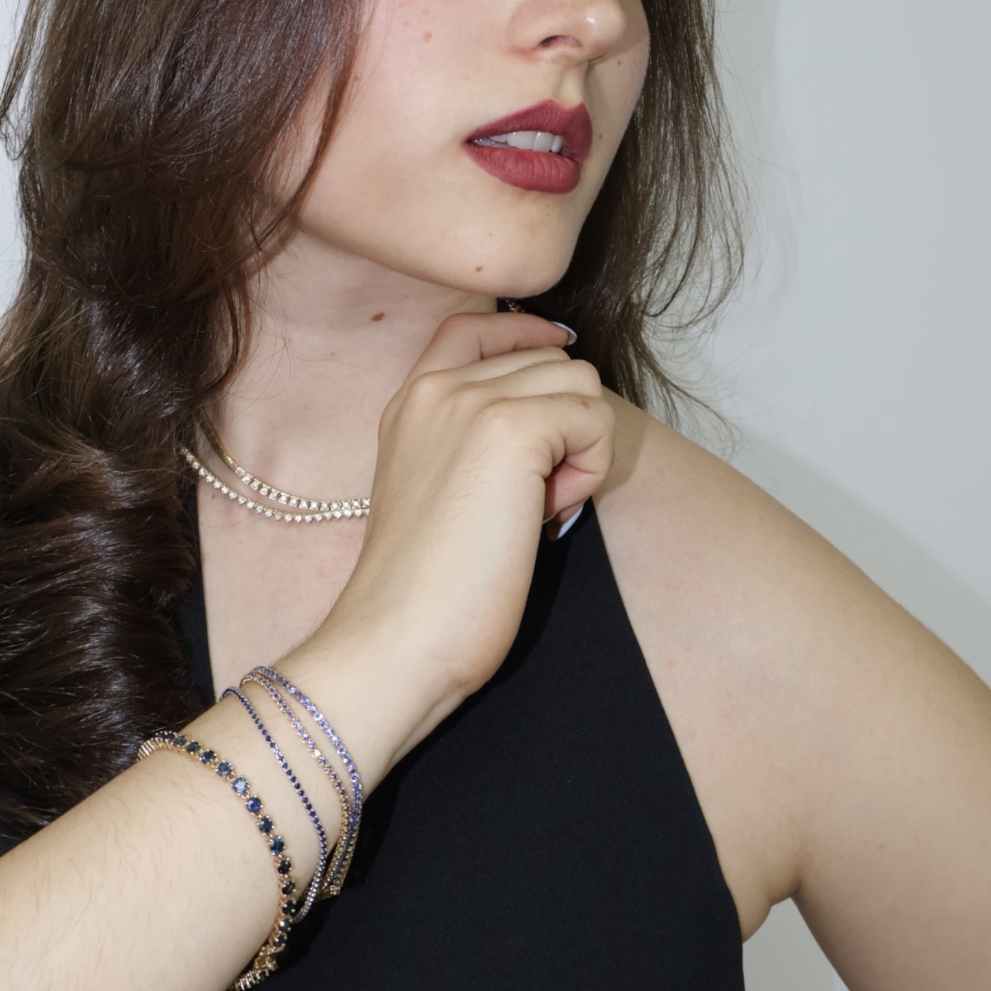 PULSERA TENNIS ZAFIRO
