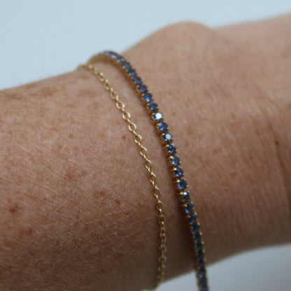 PULSERA TENNIS ZAFIRO