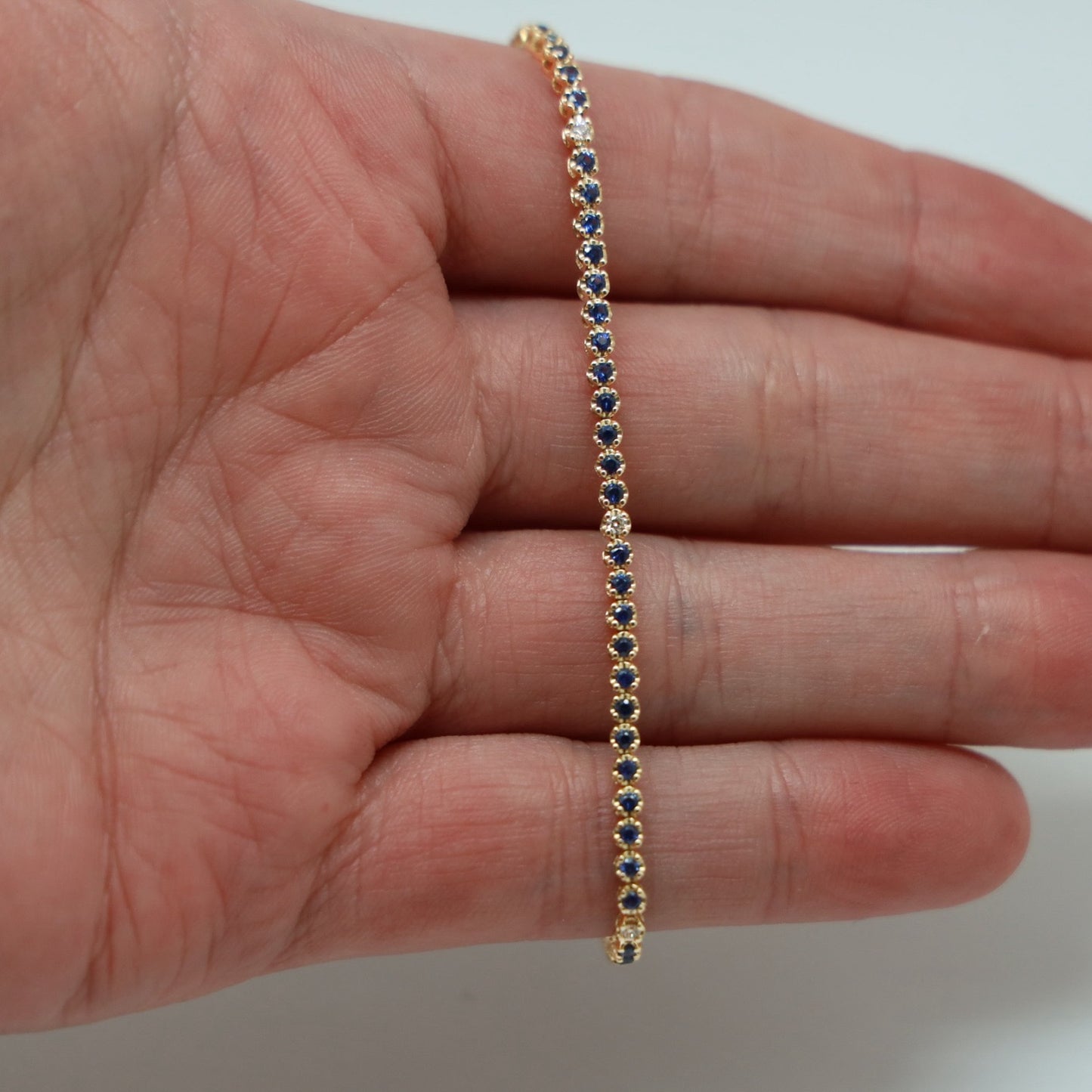 PULSERA TENNIS ZAFIRO