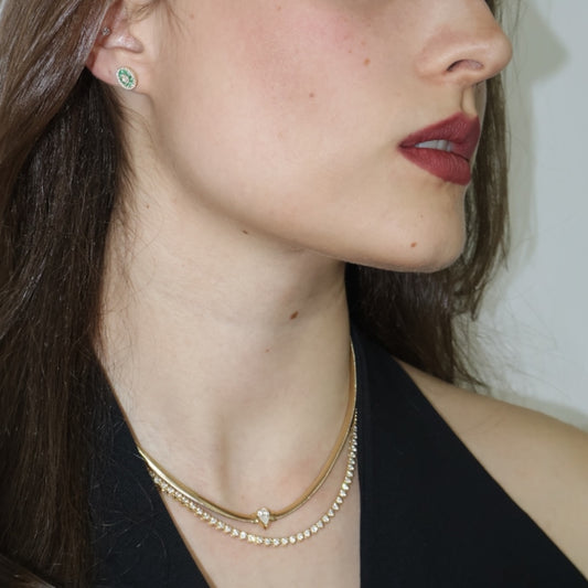 COLLAR SOLITARIO DIAMANTE