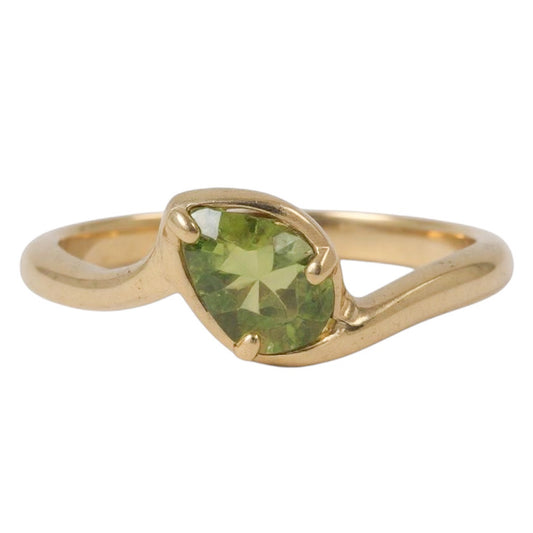 ANILLO PINKY PERIDOTO