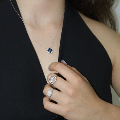 ANILLO FLOR DIAMANTES