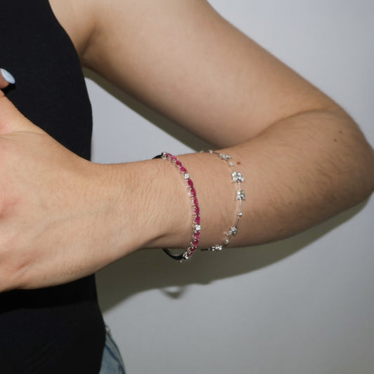 BANGLE RUBI Y DIAMANTES