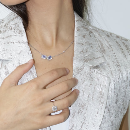 ANILLO RECTANGULO DIAMANTES