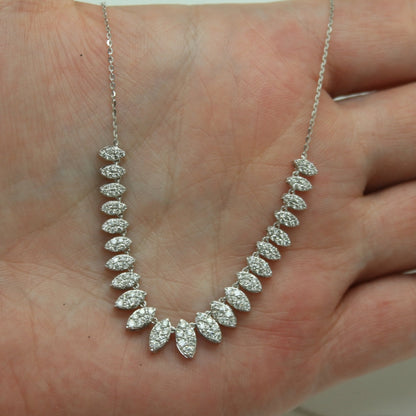 COLLAR MARQUIS DIAMANTES