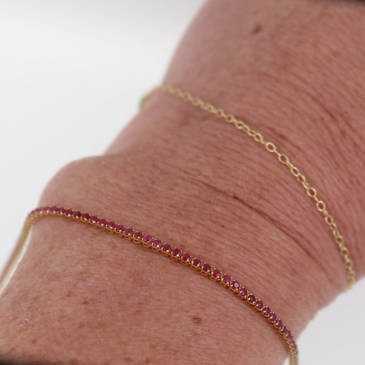 PULSERA TENNIS 1.00 CT RUBI