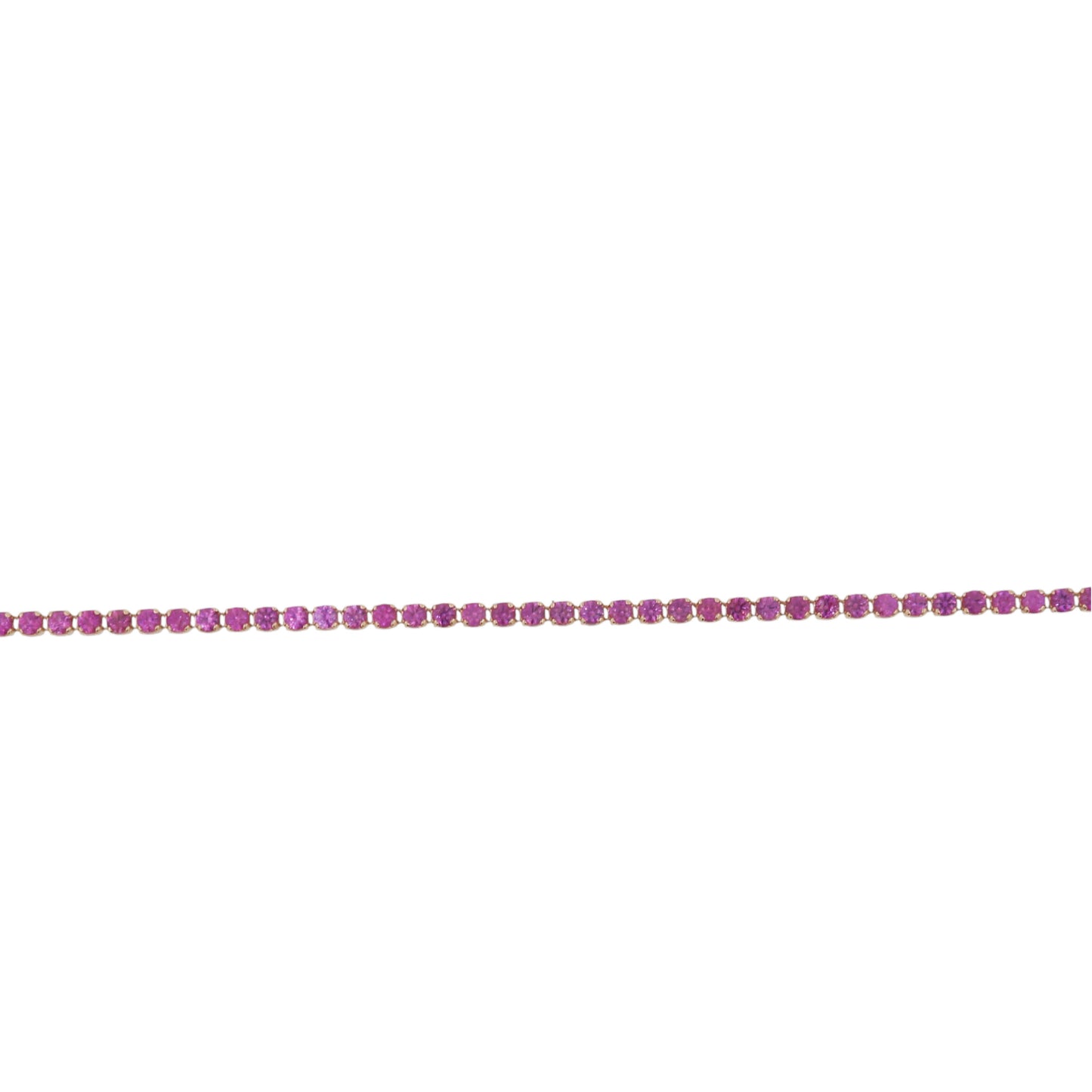 PULSERA TENNIS ZAFIRO ROSA 1.00 CT
