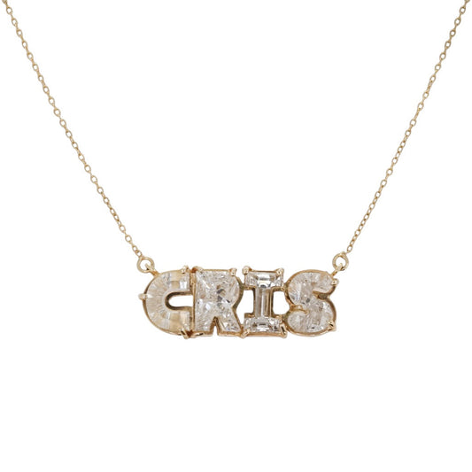COLLAR DIAMANTES LAB PERSONALIZADO