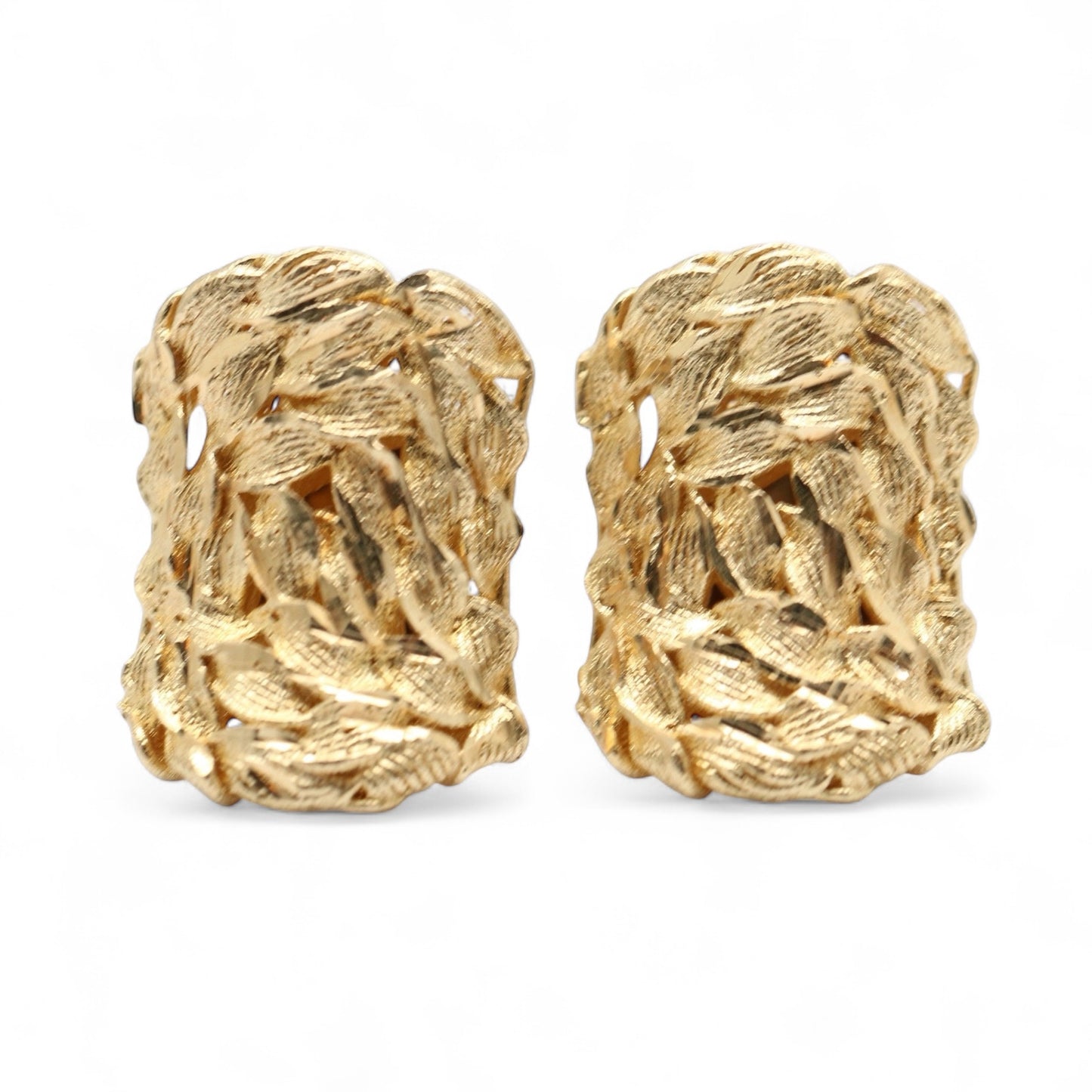 ARETES CALADOS ORO