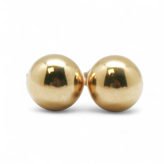ARETES BOLA ORO