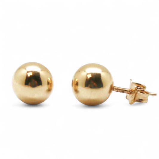 ARETES BOLA ORO