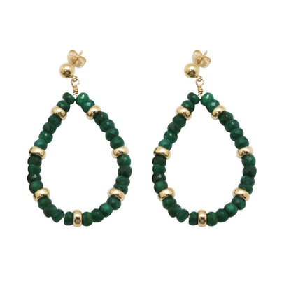 ARETES BEADS ESMERALDA