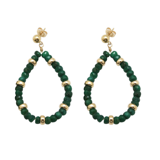 ARETES BEADS ESMERALDA
