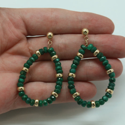 ARETES BEADS ESMERALDA