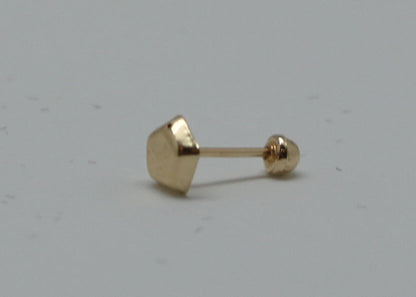 PIERCING REDONDO FLOR ORO