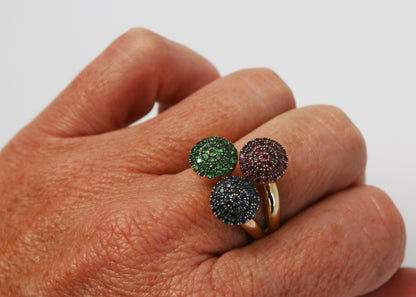 ANILLO TRIPLE COLOR