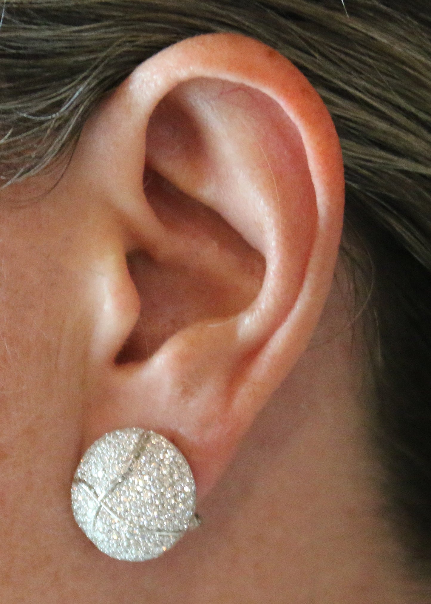 ARETES REDONDOS DIAMANTES