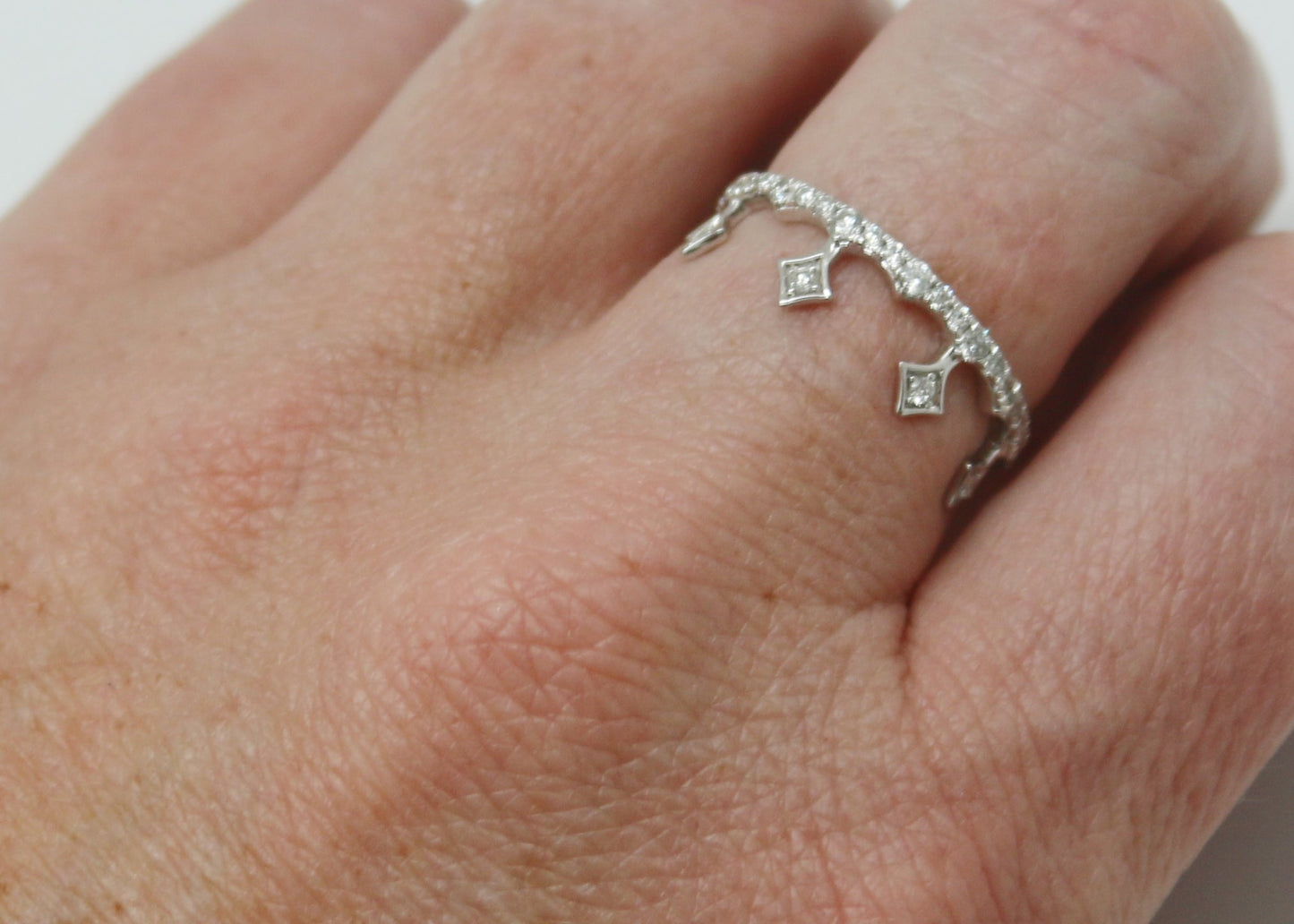 ANILLO COLGANTE DIAMANTES