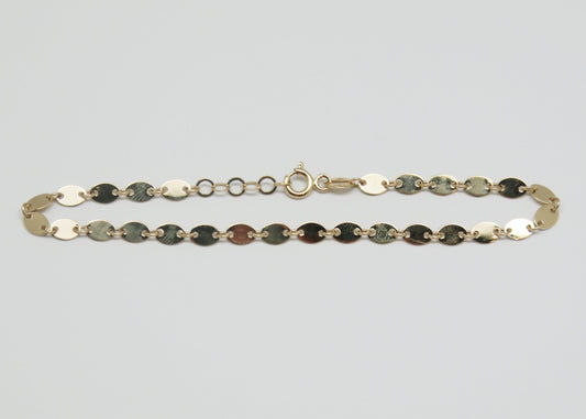 PULSERA OVALES ORO