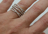 ANILLO LINEAS DIAMANTES