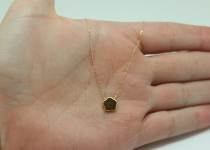 COLLAR FLOR ORO