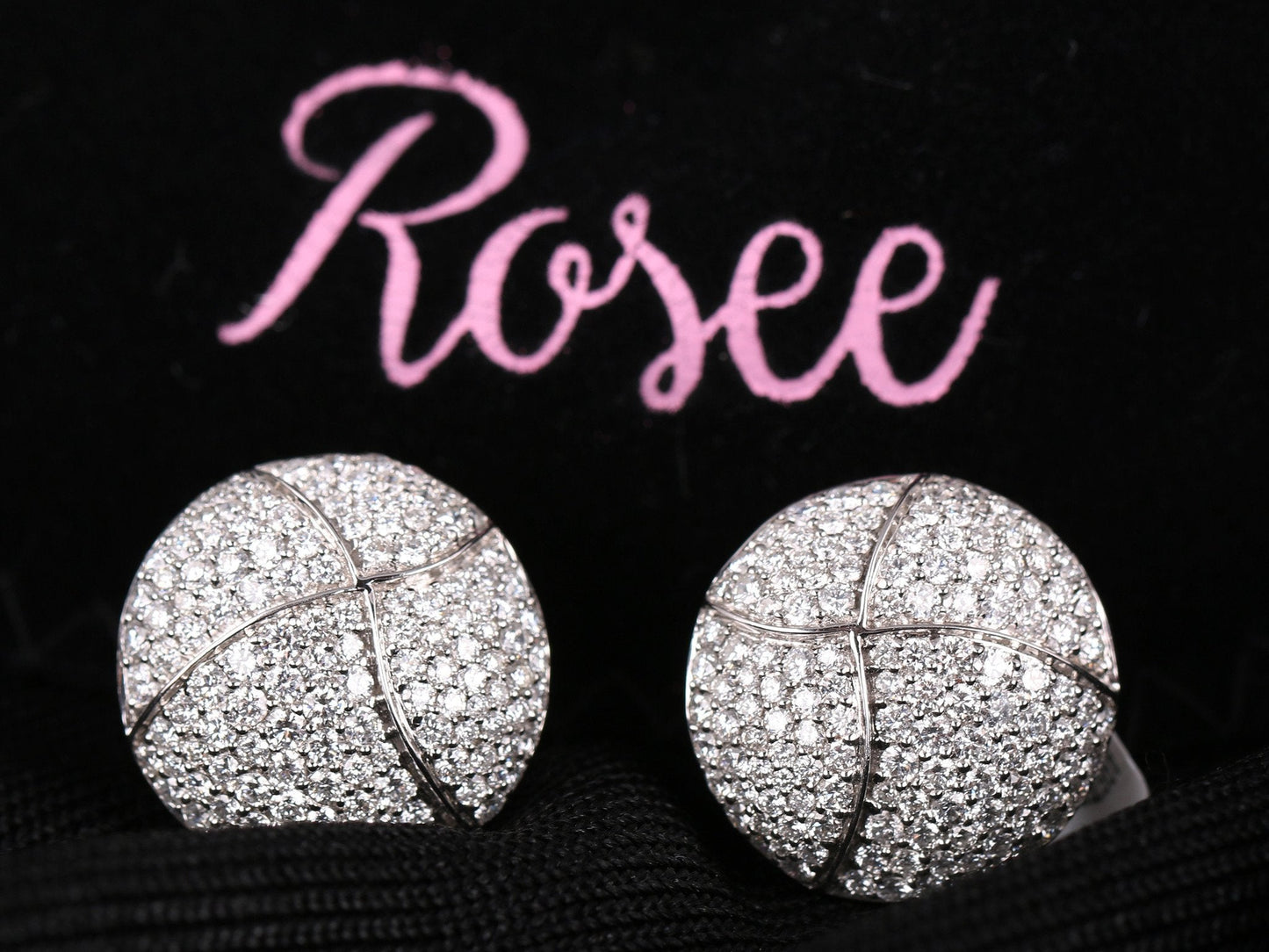 ARETES REDONDOS DIAMANTES