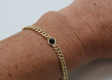 PULSERA BIRTHSTONE ZAFIRO, PIEDRA DE LA LUNA Y TOPACIO